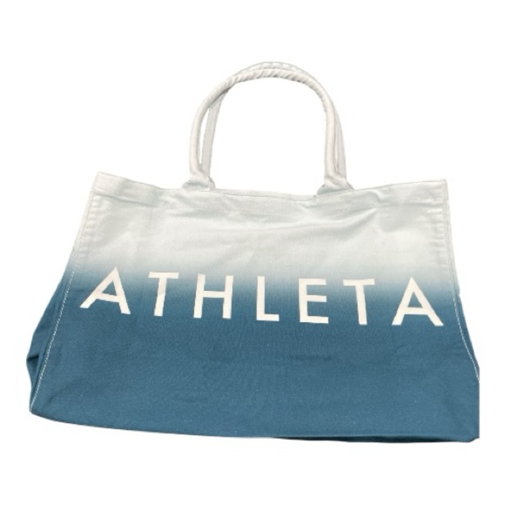 Athleta Ombre Blue and White Tote Bag